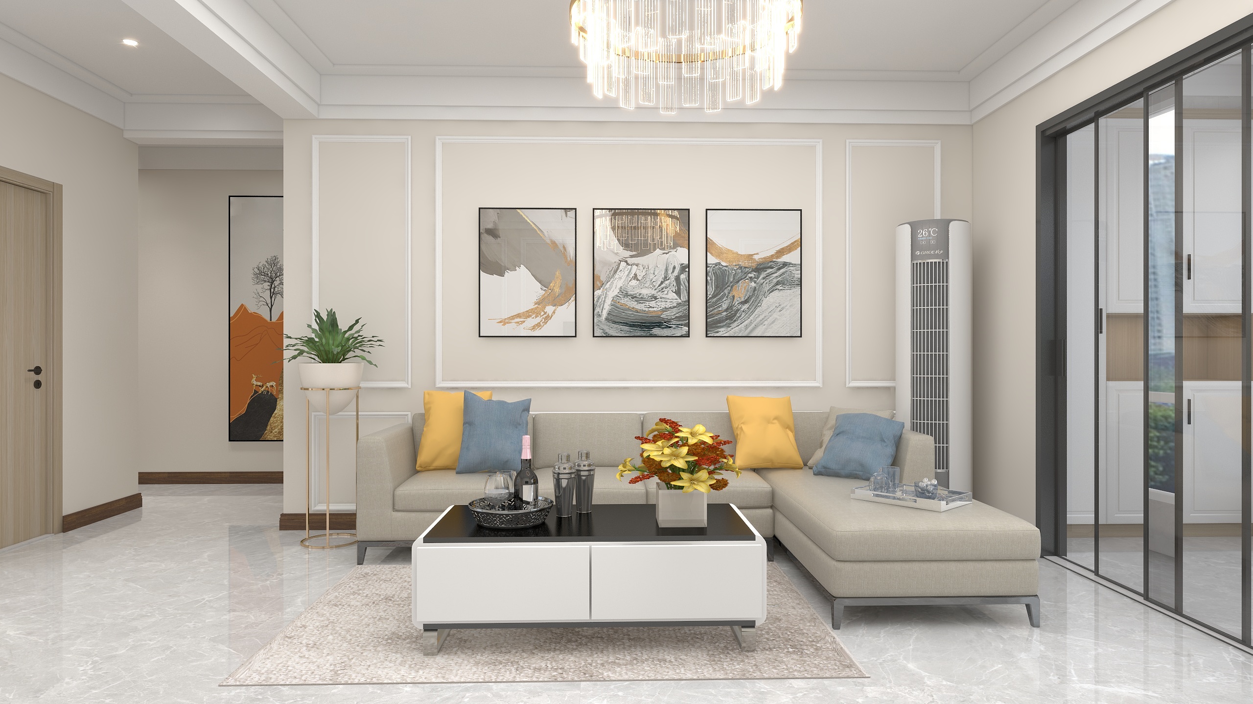 蒋小白-临沂-西城名著11装修效果图