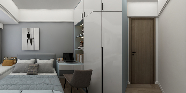 A伽豪装饰-松湖之光85平刘小姐-装修设计方案