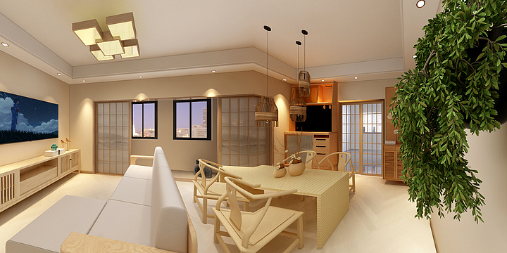 鱼痴猫-瑞和园89.50㎡B户型3室2厅1卫-装修设计方案