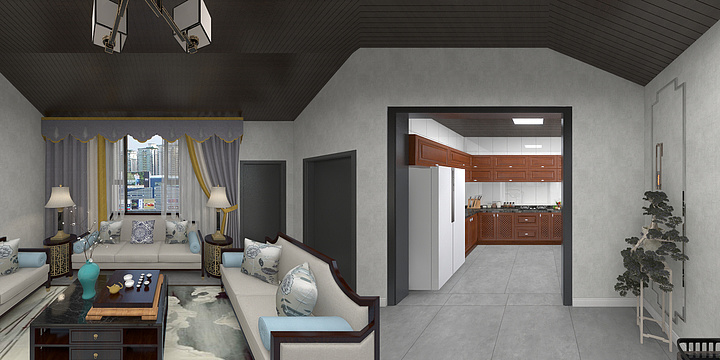 昭阳区装饰设计-三哥.dwg-装修设计方案