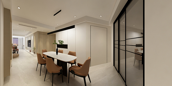 设计师涂雅芳-黄石公园120平极简雅居-装修设计方案