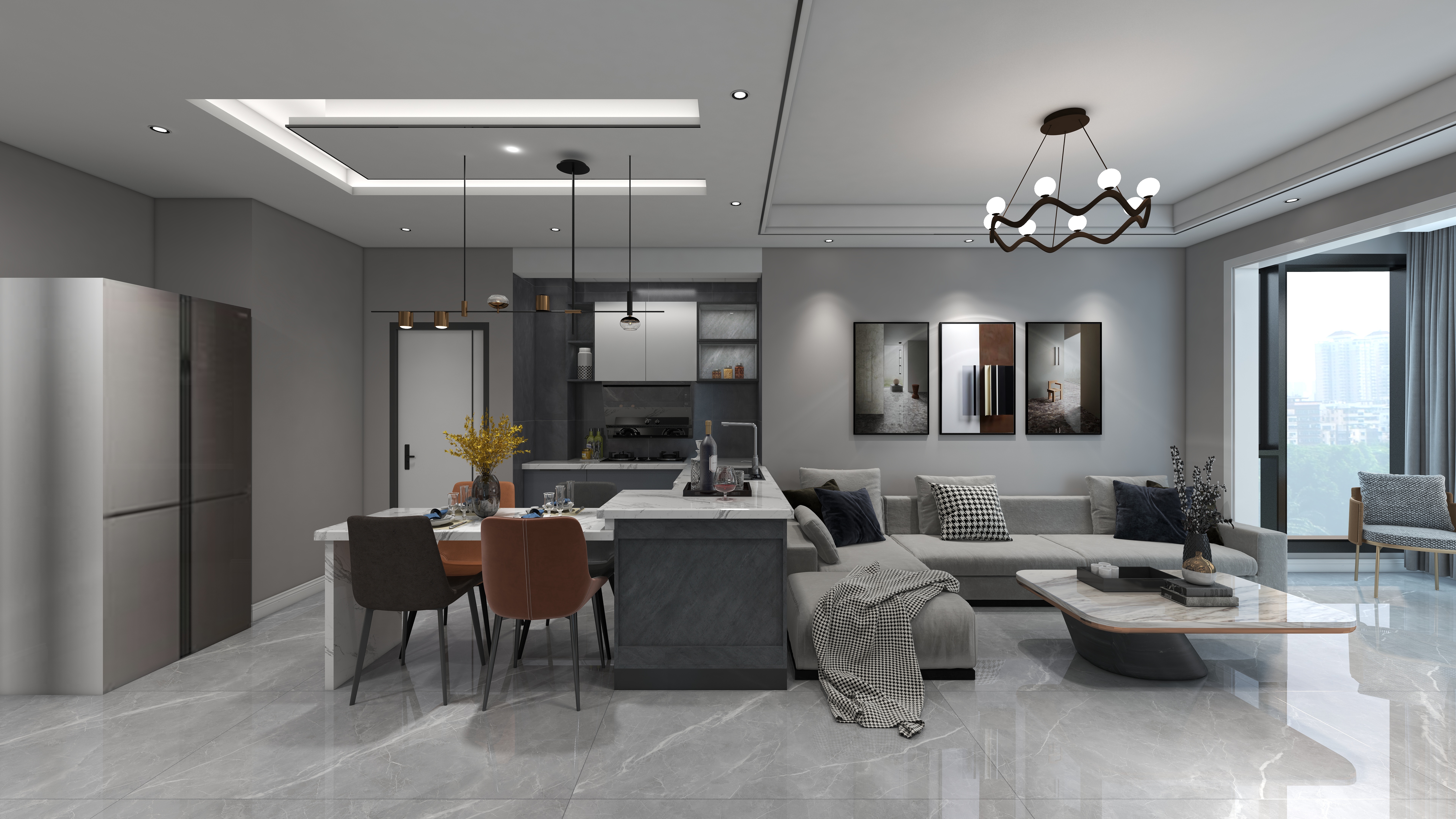 李亚林-茶城现代-装修设计方案