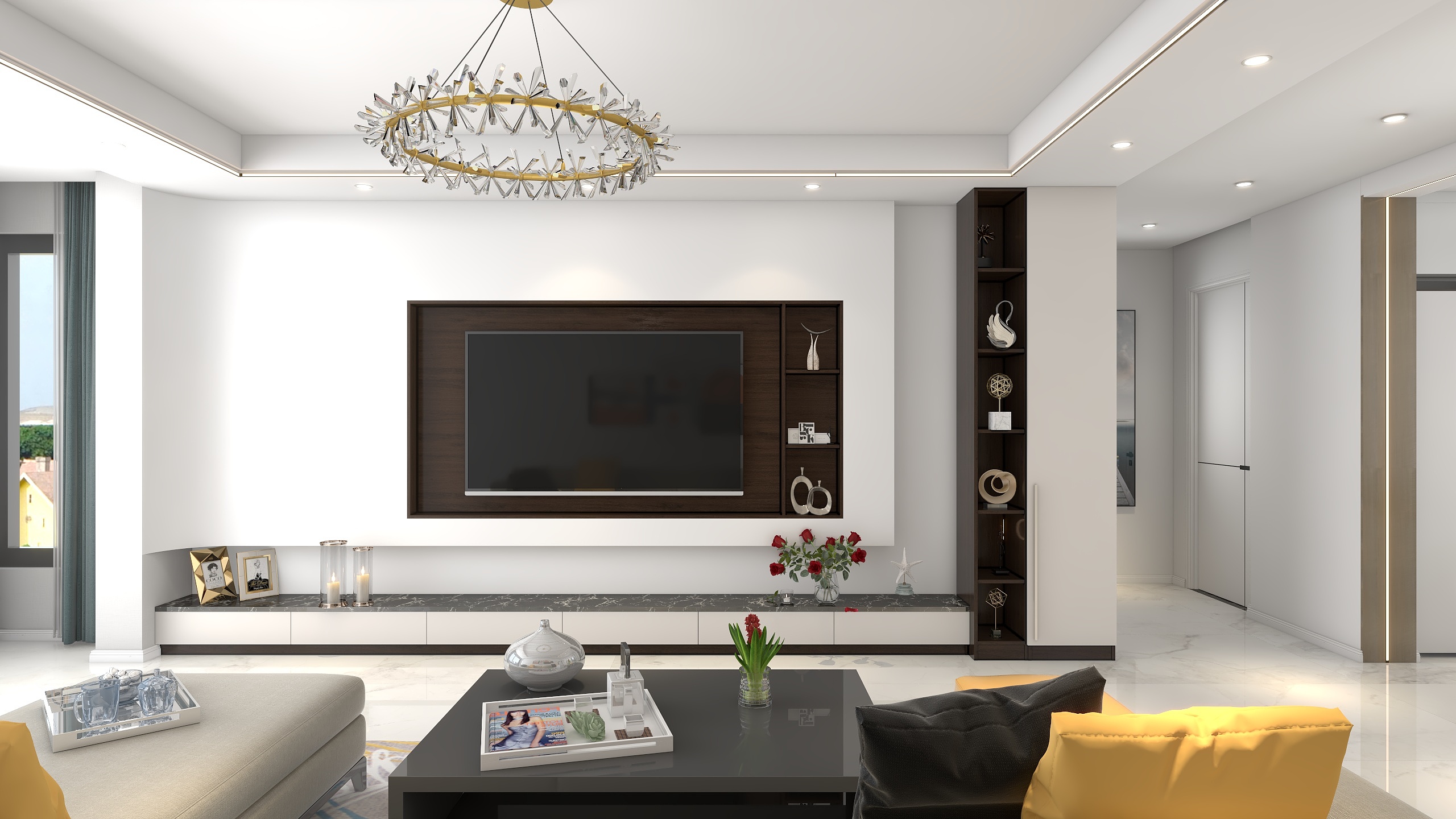 净舞-四季玫瑰园-现代简约-装修设计方案