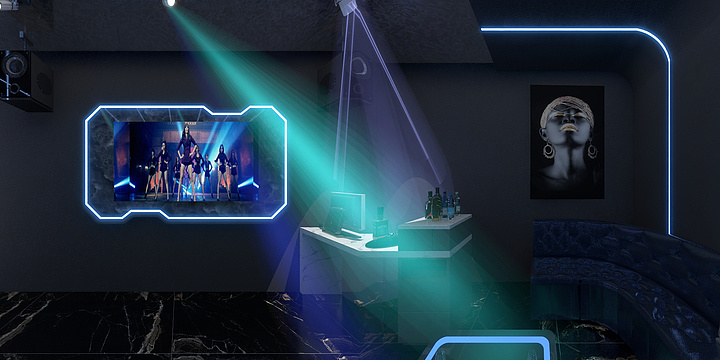 以画为生jlFa-禄劝KTV（中包）-装修设计方案