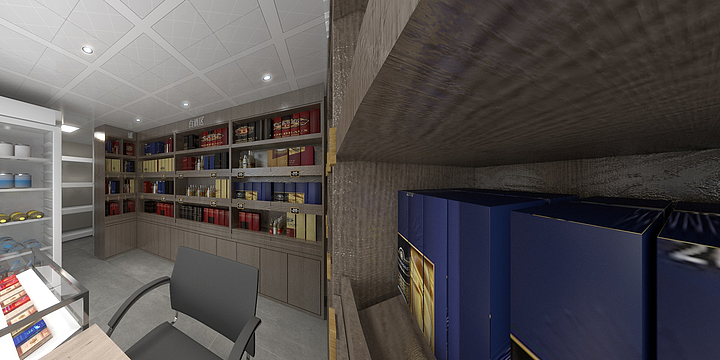 喣沫-机场便利店-装修设计方案