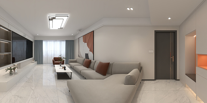 邵国彪-天一御龙湾张总极简雅居-装修设计方案