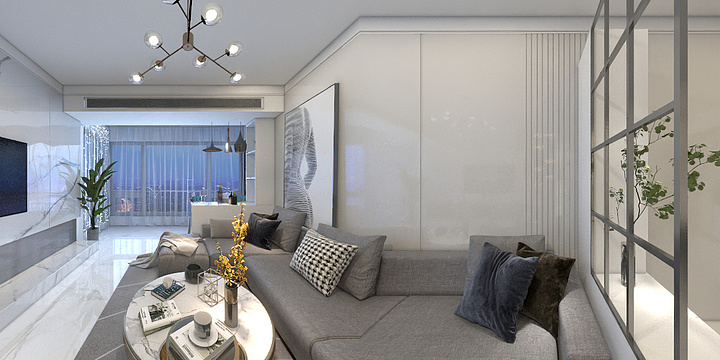 大徐Design-和苑天晨轻奢效果方案-装修设计方案