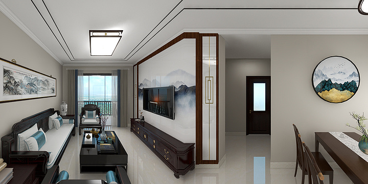 海雄装饰-朱村-凤秀1号1101-装修设计方案