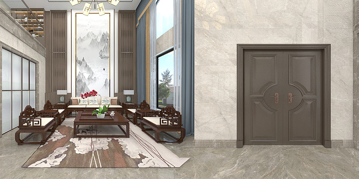 萧山蒙娜丽莎-7.8张潭村--沈老板雅居.dw-装修设计方案