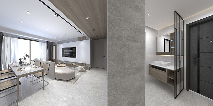 花菜-菜kPeo-白鹭风林  现代简约-装修设计方案