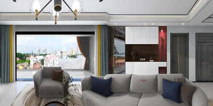 Hi-P设计-天铂147平-装修设计方案