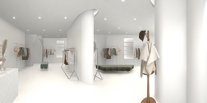 伐克泡-宜陵服装店-装修设计方案