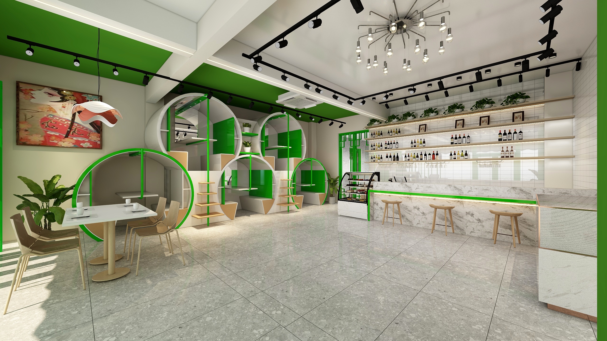 你说我画-设计工作室-雾造-一楼包厢-装修设计方案