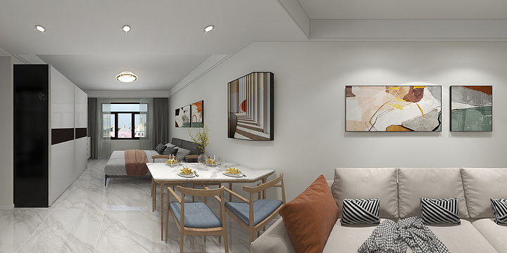 赫行装饰设计-高新君园27#2106-装修设计方案