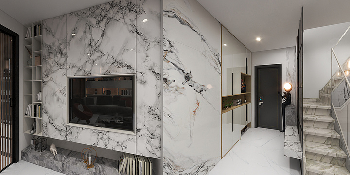 王腾-万可后海loft-1楼-装修设计方案