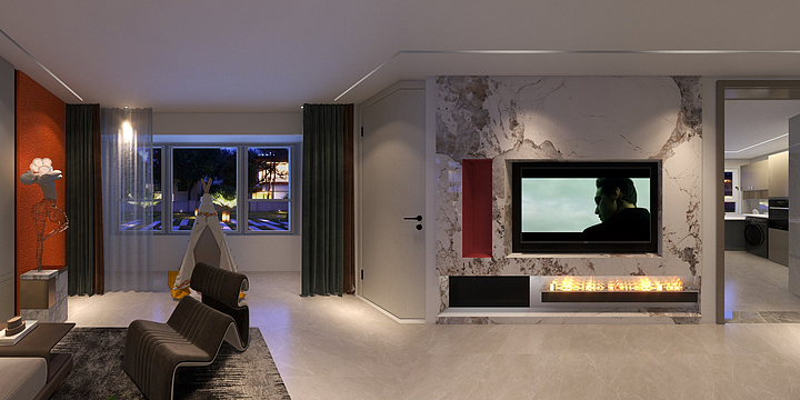 老党设计家-袁女士-5-3-2502富力东堤-装修设计方案