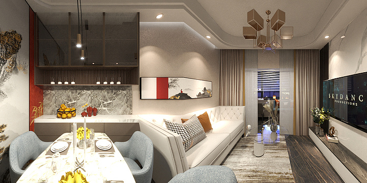 设计师慧妮-博城苑2*3房-装修设计方案