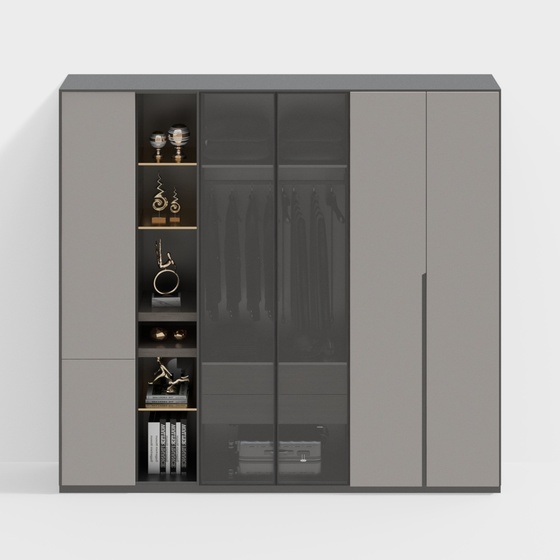 Modern Wardrobes,gray