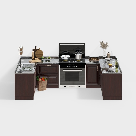 Modern Kitchen Cabinets,brown