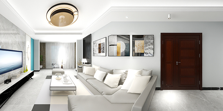 頼無-四房两厅-装修设计方案