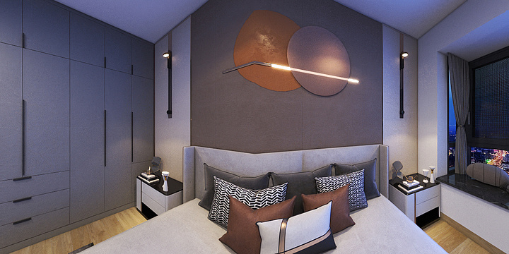 悦DESIGE-简约现代风-全屋定制-装修设计方案