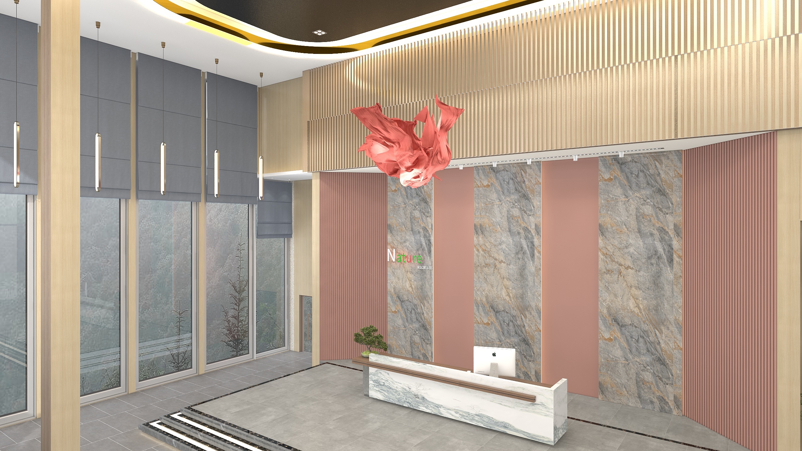 唐佳城-工装大厅-装修设计方案