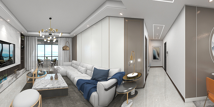 王斯特洛夫斯基-银河湾御湖 17号楼东户-装修设计方案