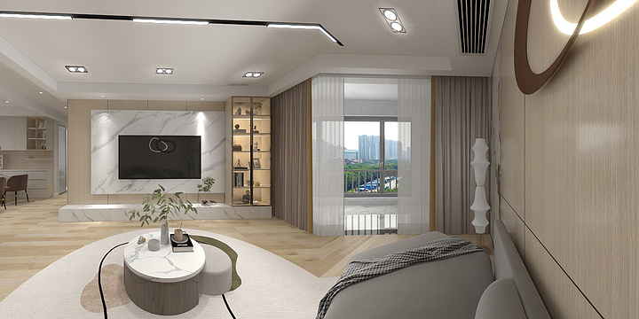 云涧工作室-港利二期.dwg-装修设计方案