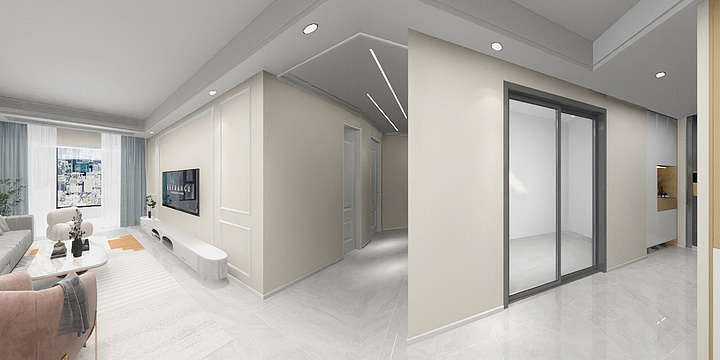 汤家翔-滨江凯旋城  黄美女雅居-装修设计方案