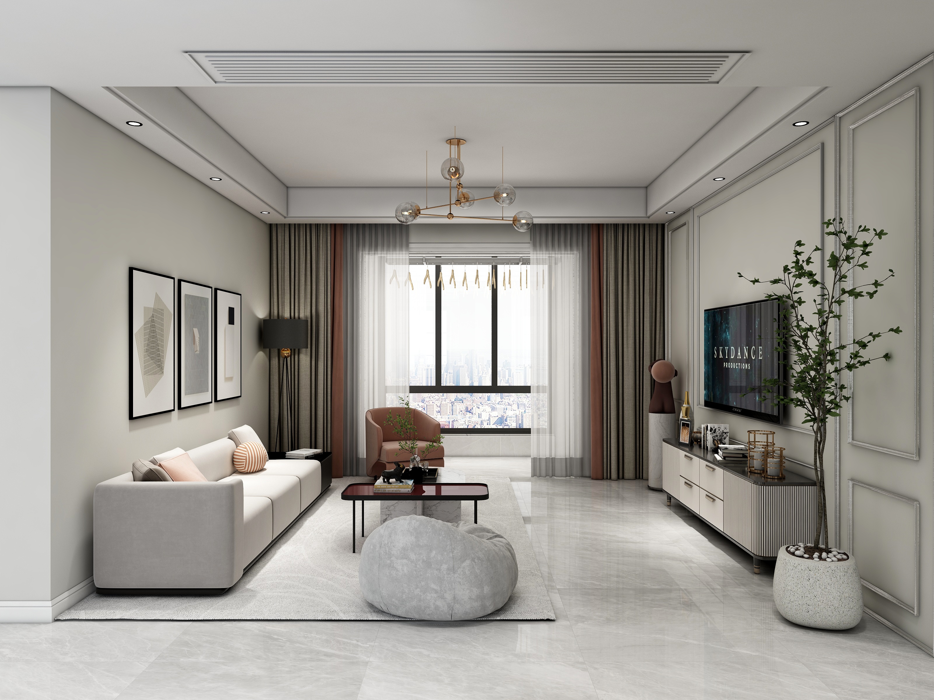 背影fdCH-时代城2期11-503-装修设计方案