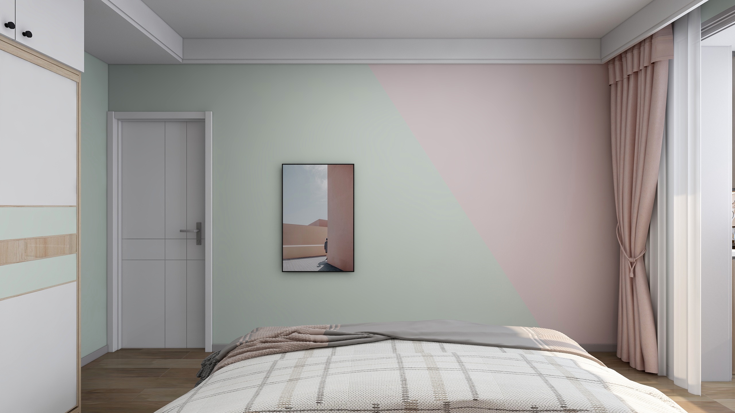 万禾装饰-武琪-2室1厅小户型北欧风-装修设计方案