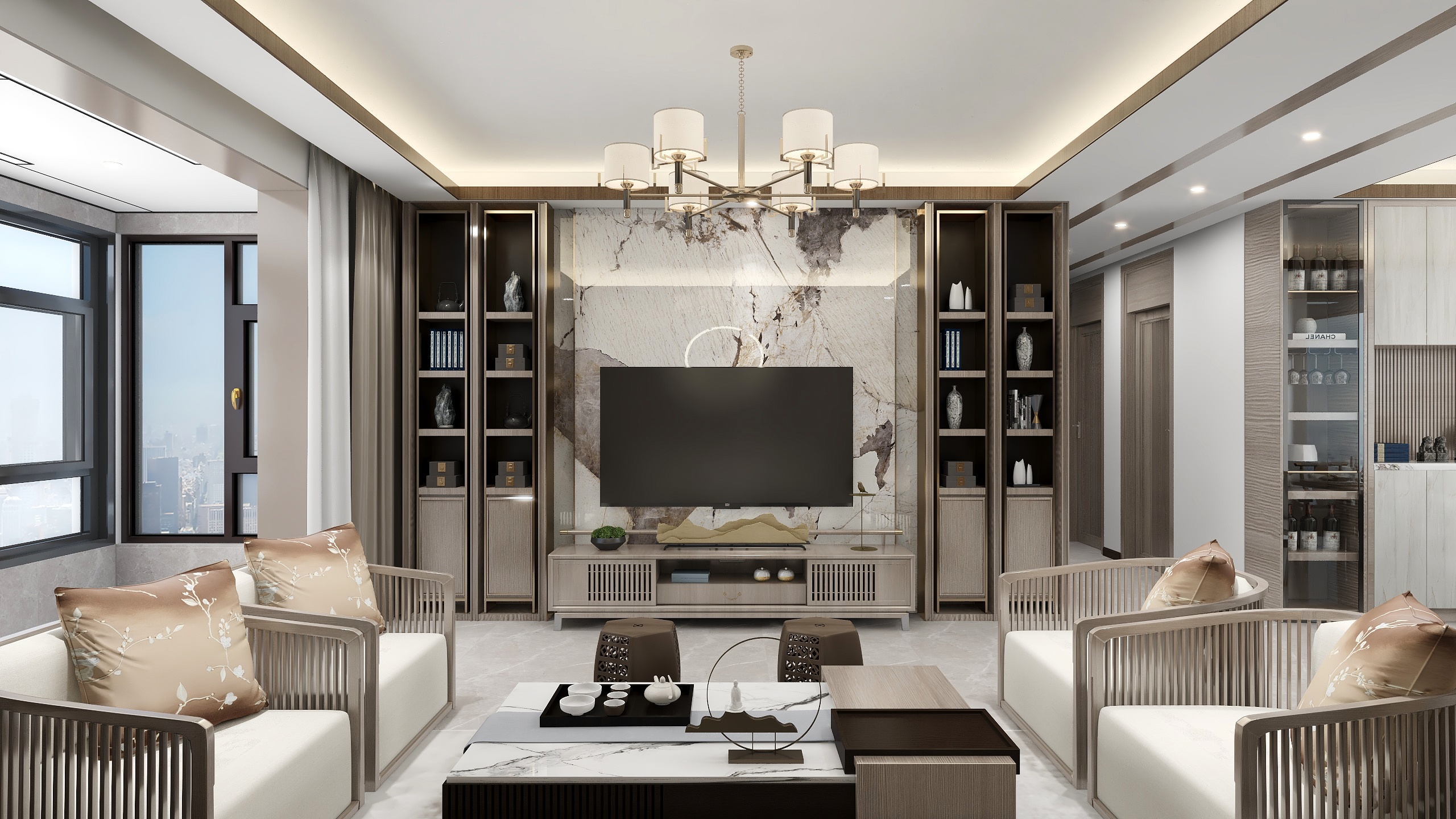 Hiiiiii_-玫瑰苑新中式-装修设计方案