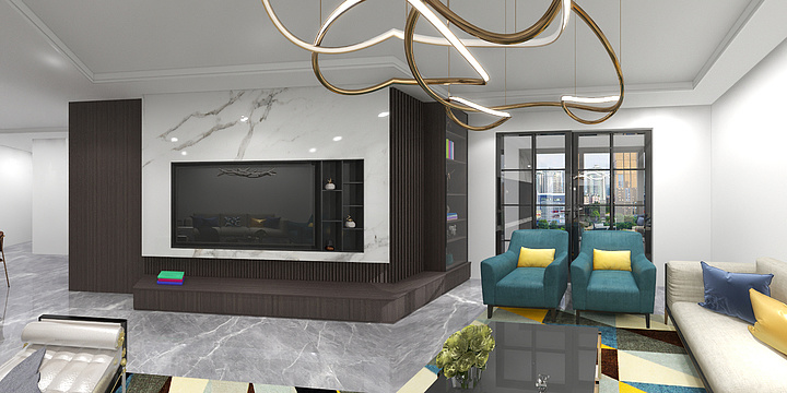 柒立方-有军装饰.dwg-装修设计方案