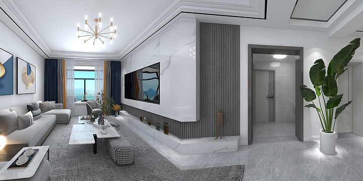 诗梦~-润泽园酷家乐.dwg-装修设计方案