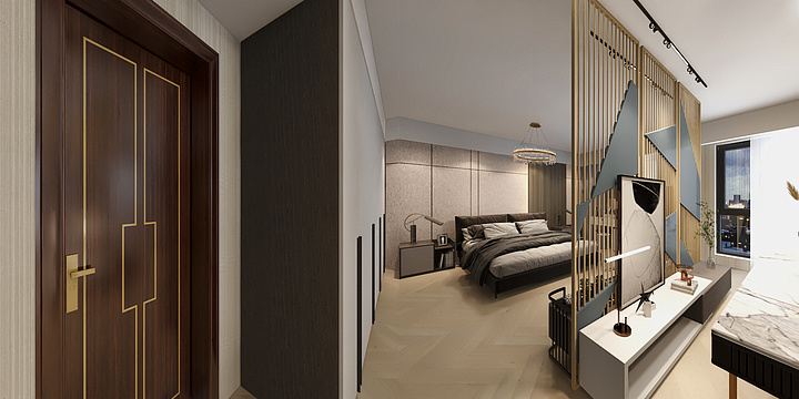 丁慧drf-兴和苑钱府三楼-装修设计方案