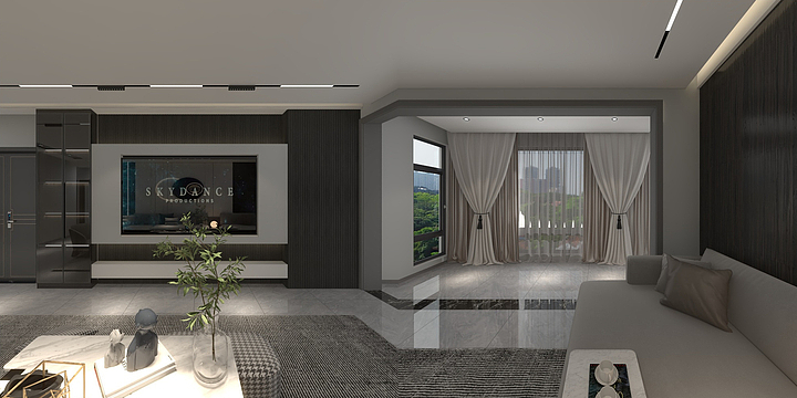 墨轩装饰有限公司-玖龙台-16栋2单元3楼-装修设计方案