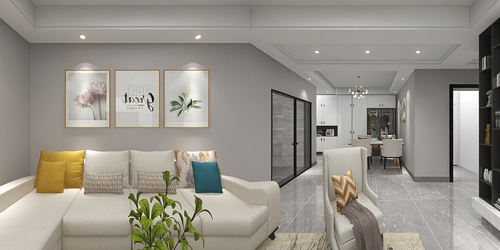 酷乐家装饰公司-天誉珑城1-1-19-3-装修设计方案