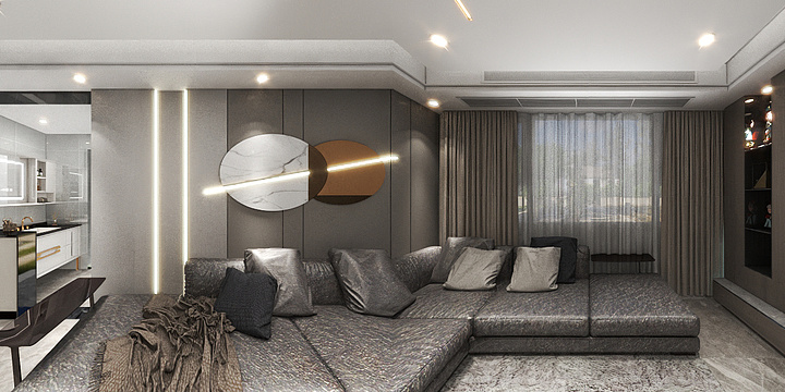 梓青设计-云河公寓11-1601-装修设计方案