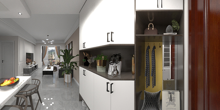 设计陈伟-东城印象三期B-套一---一版-装修设计方案