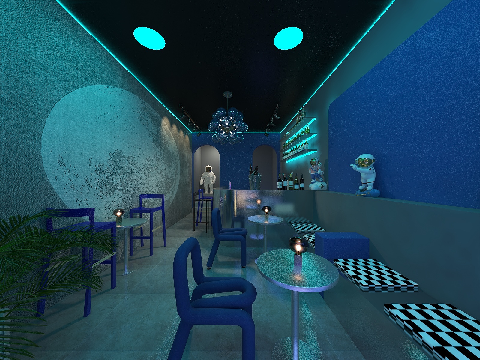 吴心忧-20㎡清吧-装修设计方案