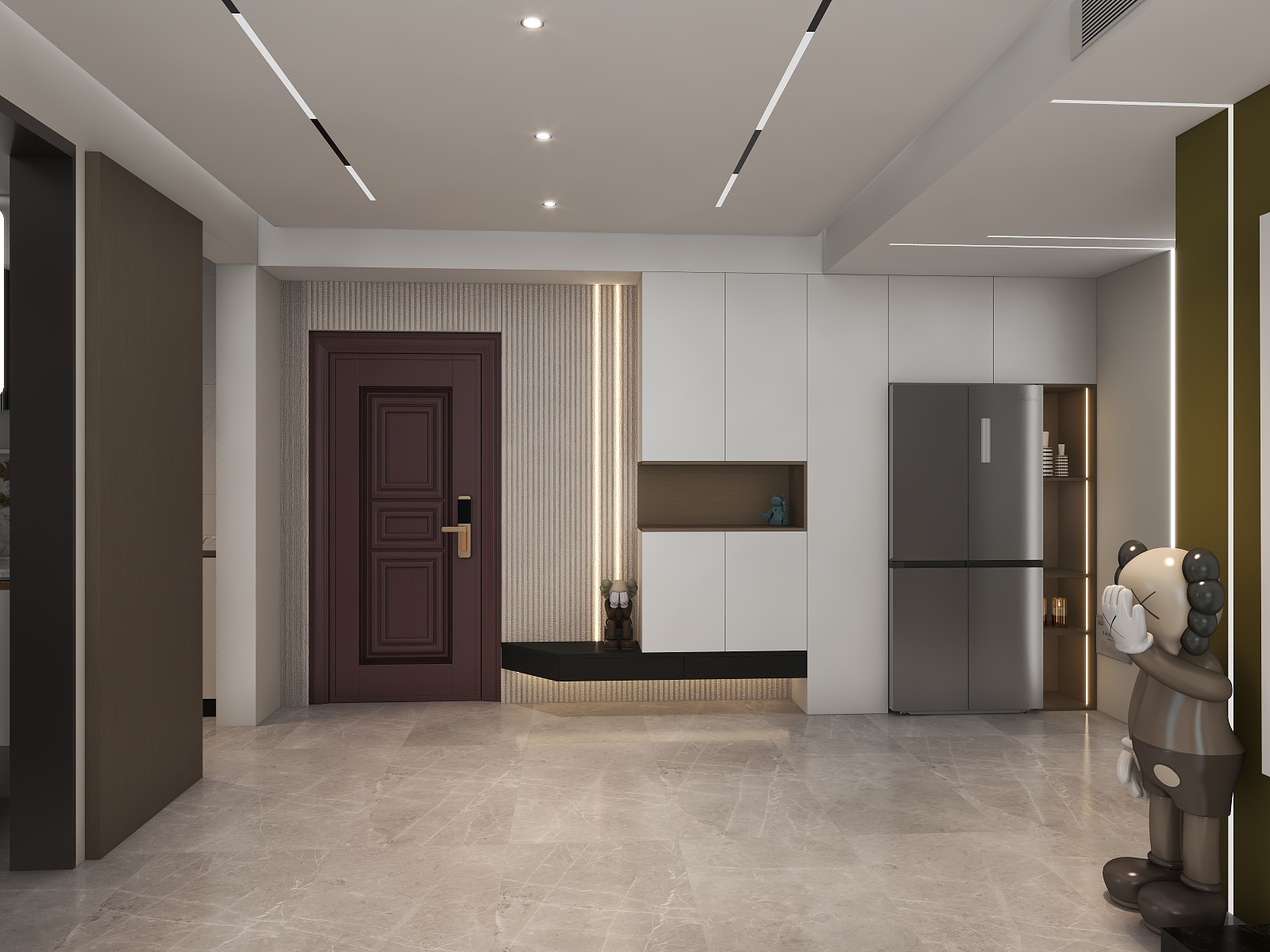 木禾筑造田大圣-锦悦府C区13-1-2602效果图-装修设计方案