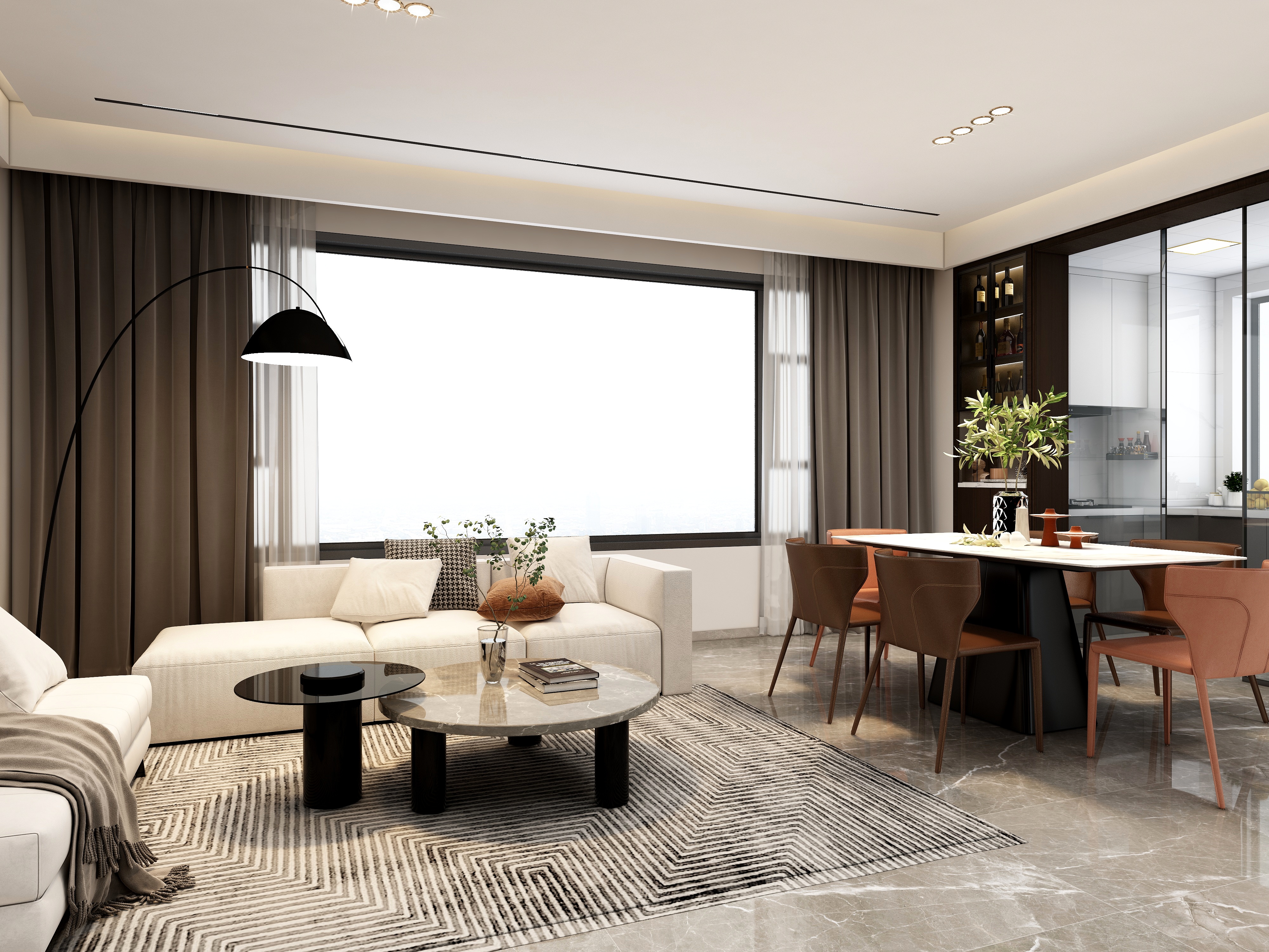 刘春伟-【彼岸】现代简约三居设计-装修设计方案