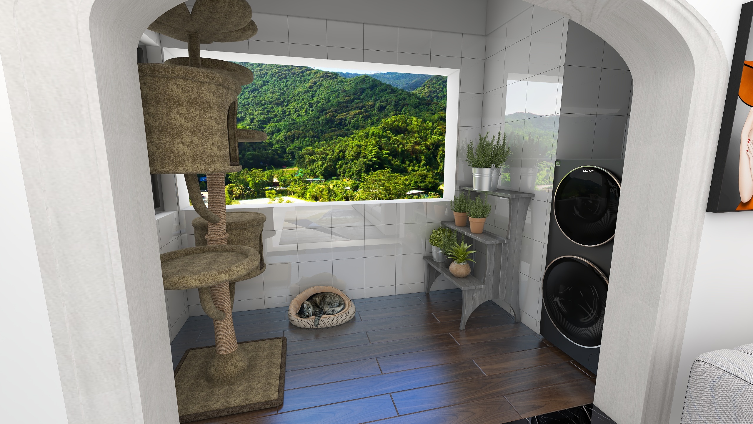 Homedeco_center-德信海德公园83.00㎡A2’3室2厅1卫1厨-装修设计方案