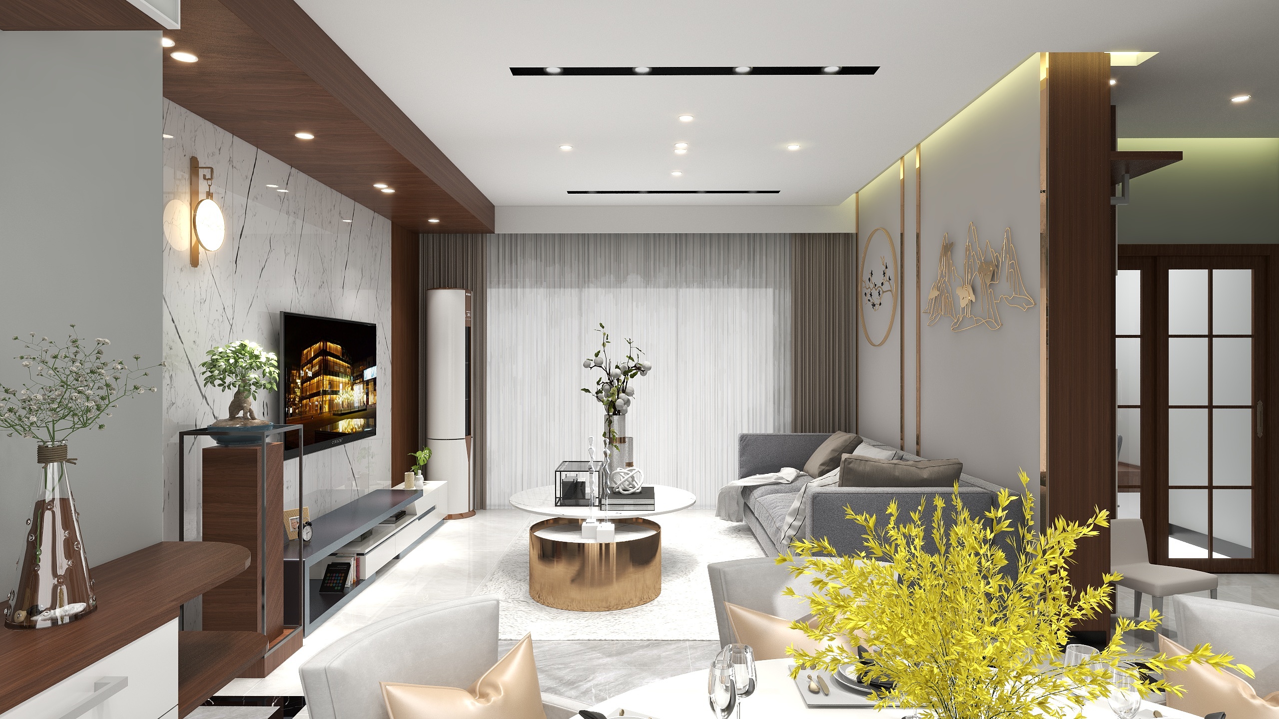 钟x设计施工-004-HNS新中式无主灯-装修设计方案