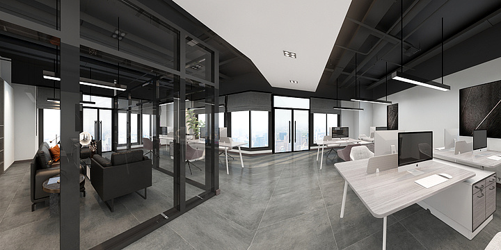 设-计-数云办公室装修1.dwg-装修设计方案