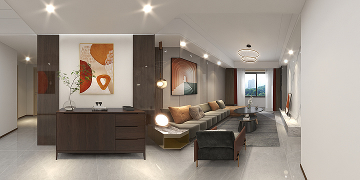 品宅装饰崔栓栓-黑白灰-装修设计方案