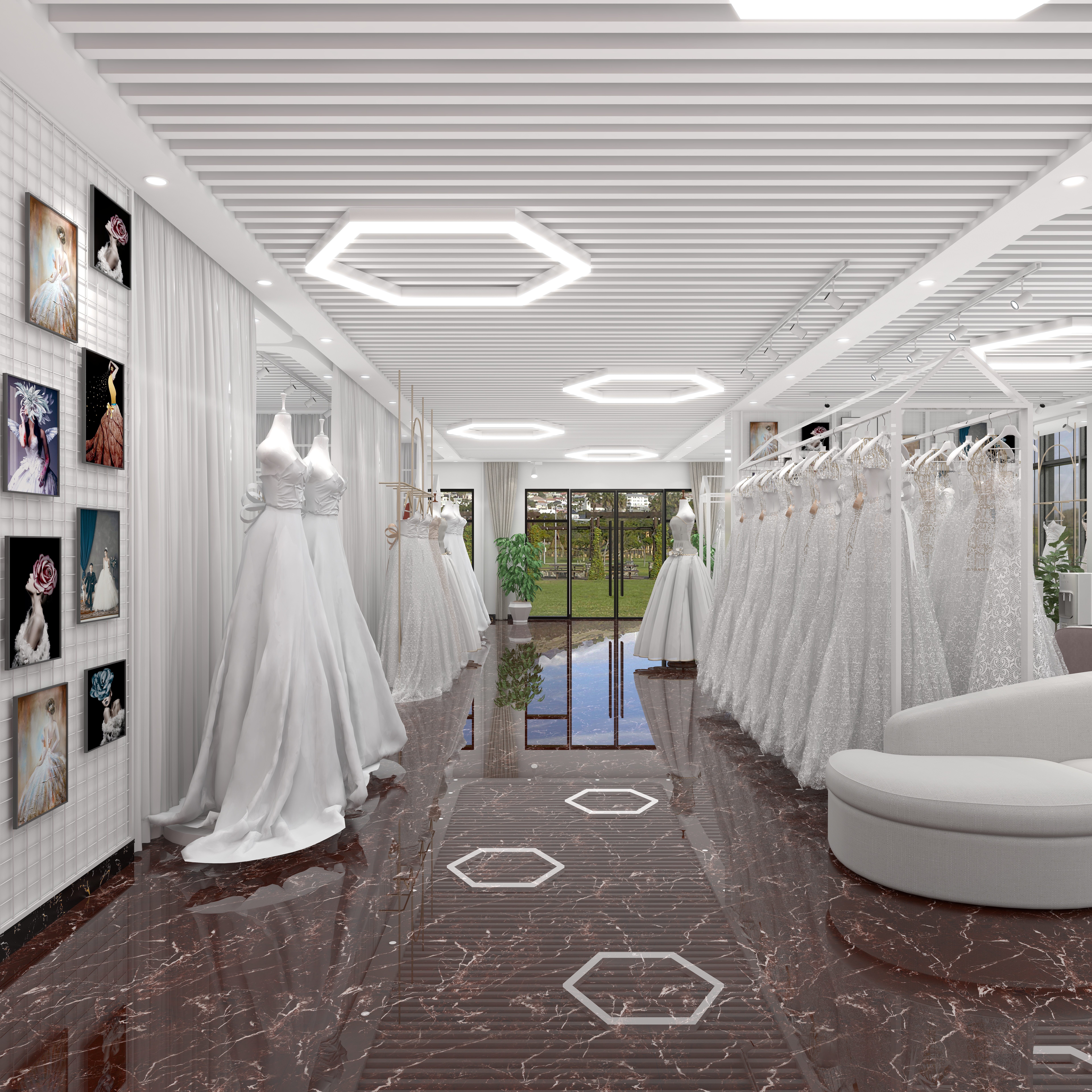 山锦-林安设计-繁花里婚纱店设计-装修设计方案