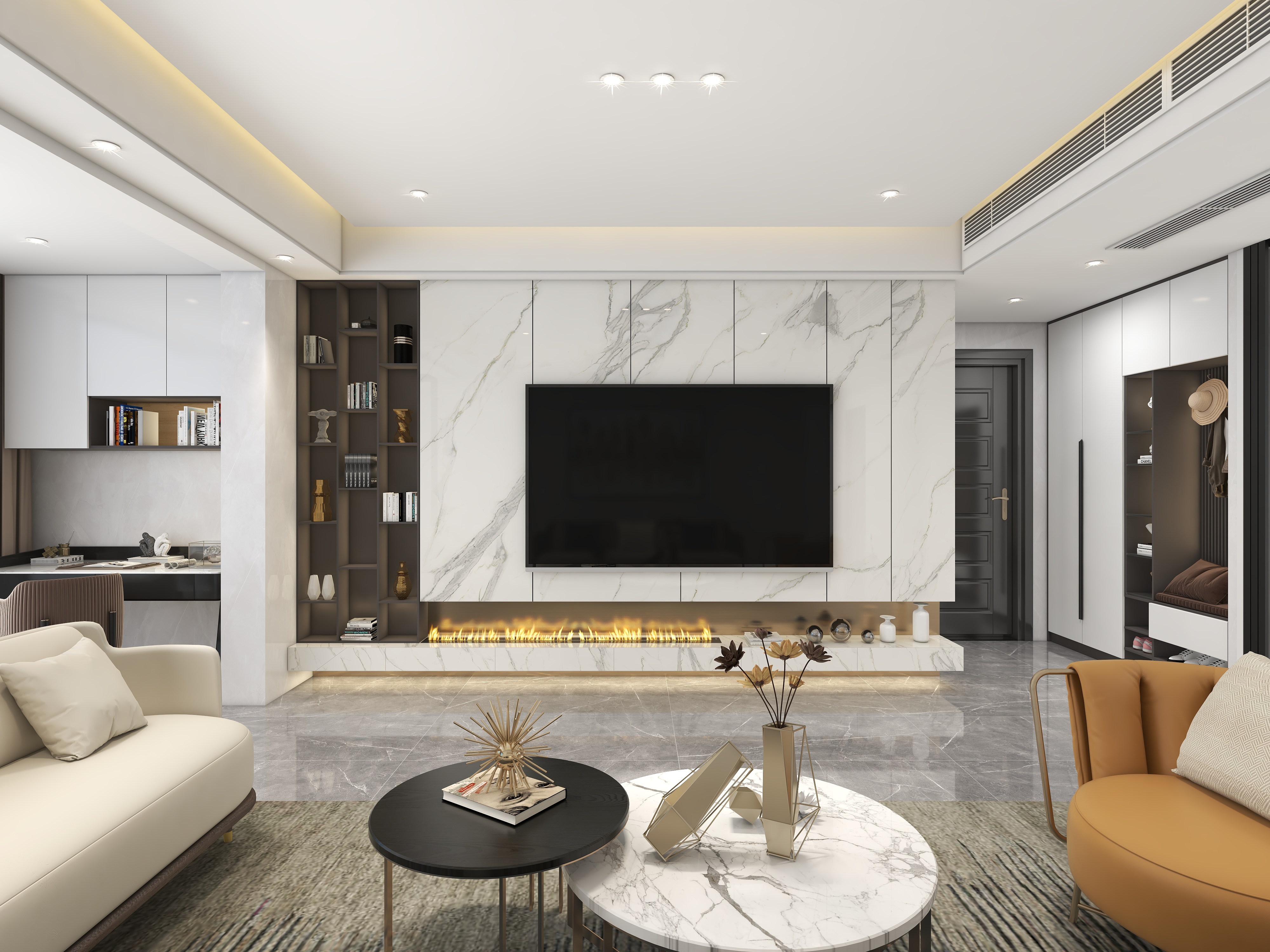 大宅御品-紫溪苑124平现代风-装修设计方案