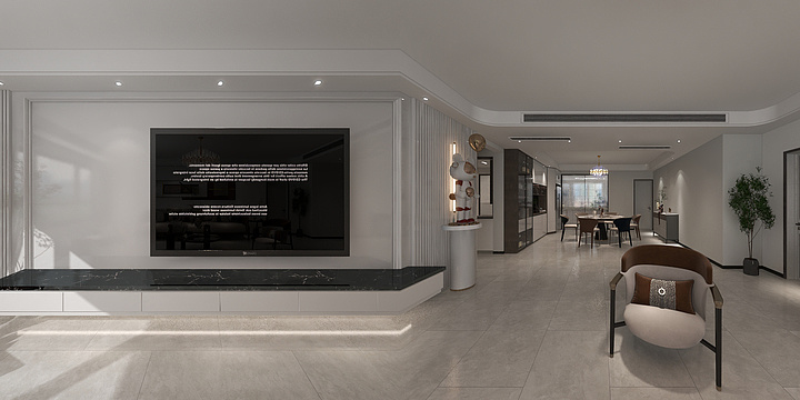 一米阳光视觉效果-京九新港大姐.dwg-修改后-装修设计方案