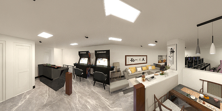 可欣可行-357尚悟骑机车俱乐部-装修设计方案